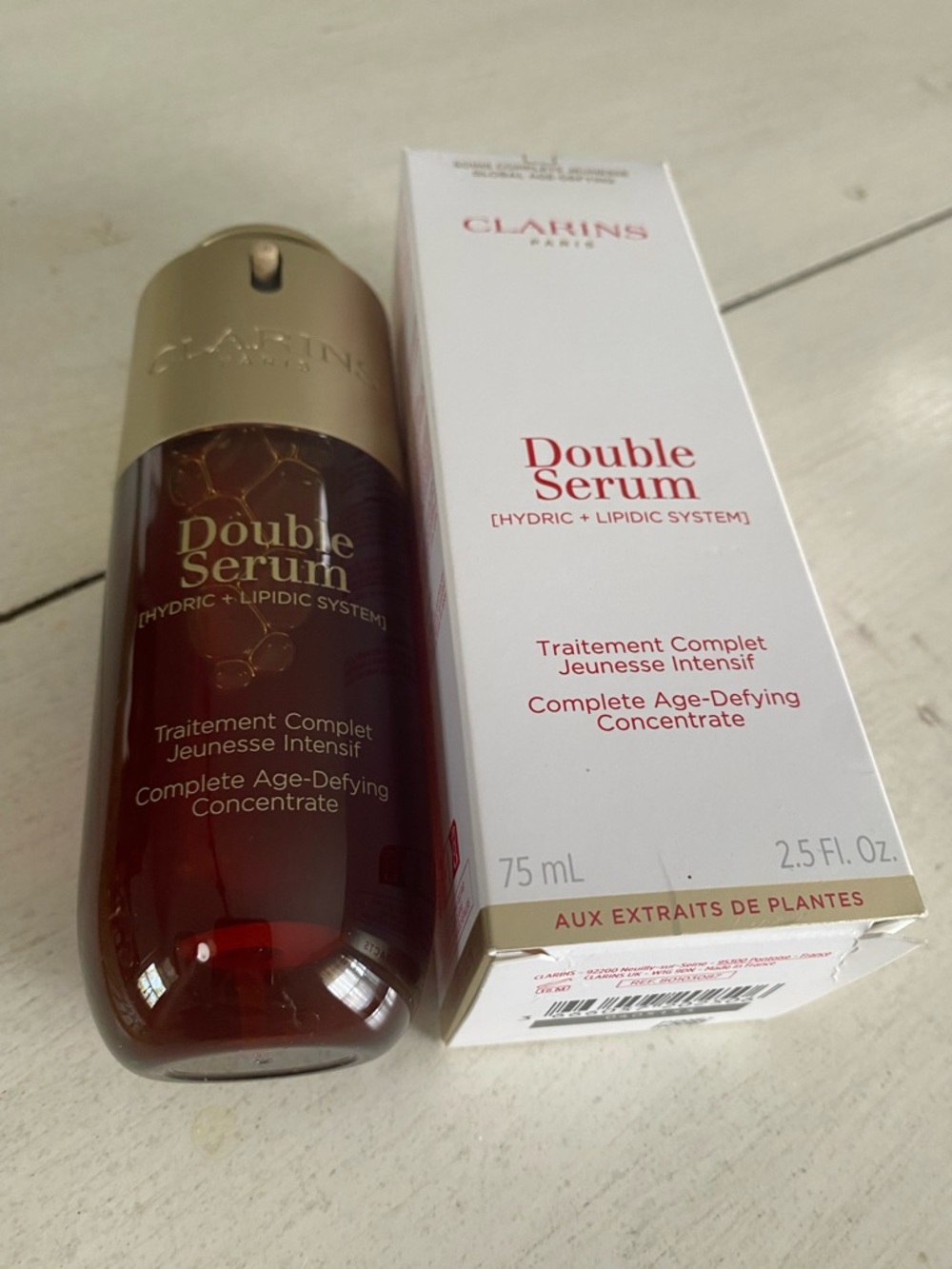 Clarins Double Serum Complete Age-Defying Concentrate - Red/Bronze